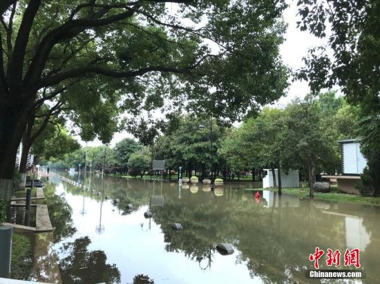 随着长江水位不断上涨，武汉市长江、汉江两岸江滩已于7月11日上午8时许实行封闭管理。截至目前，武汉中心城区江滩公园已封堵通道闸口106座。中新社记者