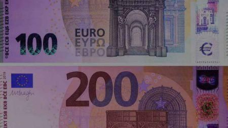 9月17日，欧洲央行公布了新版100欧和200欧的“庐山真面目”。(图片来源：西班牙欧华报)