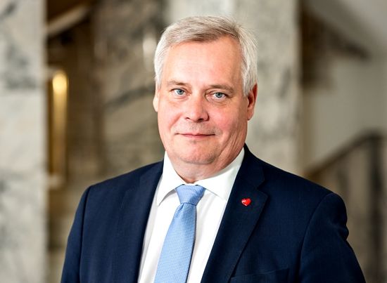 芬兰社民党国党魁安蒂·林内(Antti
