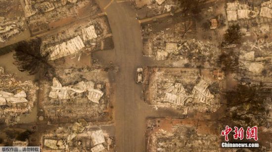另外，根据美国媒体报道，在北部“坎普山火”中失去联系的人员数字较之前的230人下降到了103人。