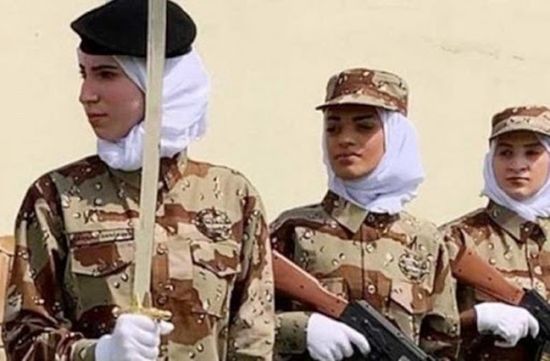 沙特阿拉伯女性可自由从军。