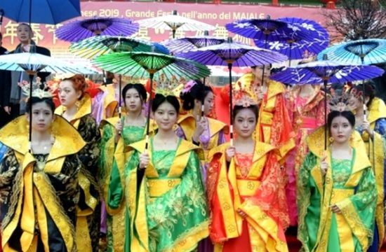 米兰花人举行2019年春节庆祝活动。