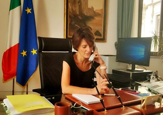 意大利平等机会及家庭部部长埃伦娜·博内蒂。